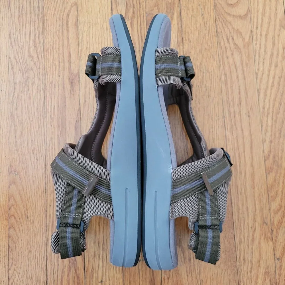Propet ELI Adjustable‎ 3 Strap Sandals 15 Olive Summer Hiking Comfort